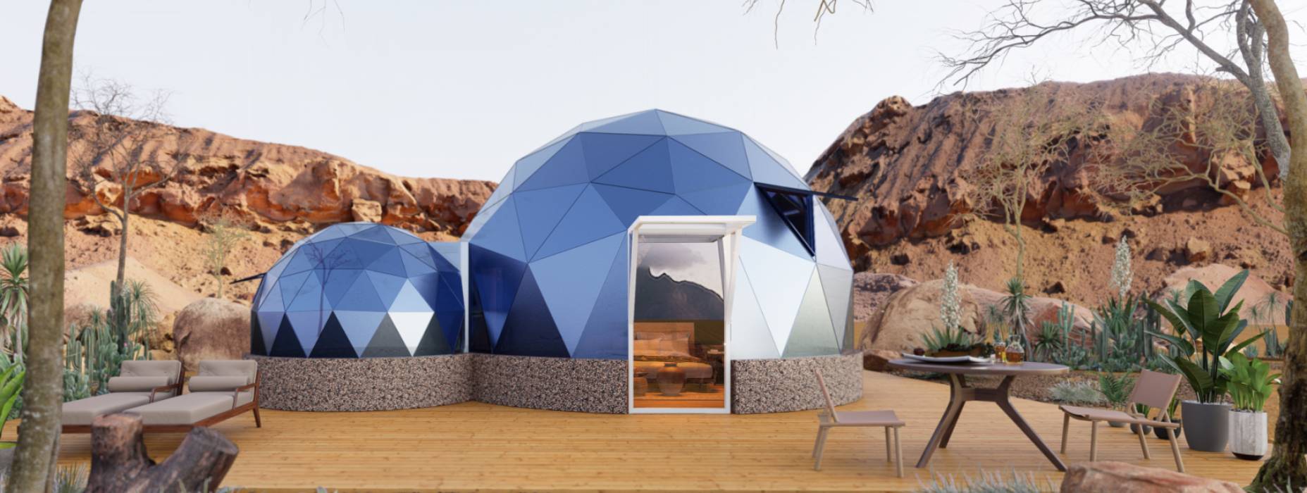 扎鲁特旗球形智能光伏玻璃星空房